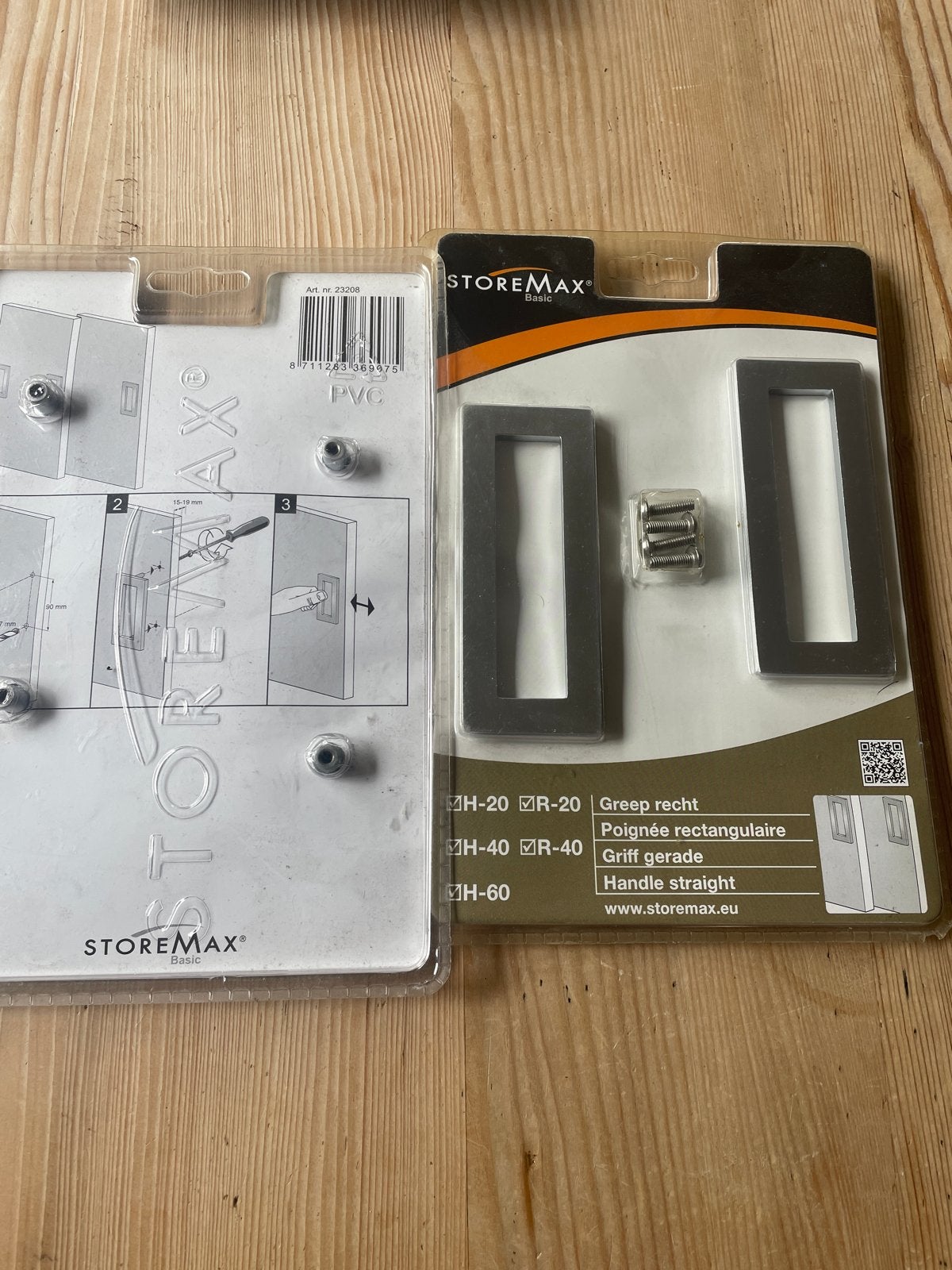 Twee rechte grepen van Storemax, nieuw in verpakking, Ophalen of Verzenden, Nieuw, Overige materialen, Overige typen