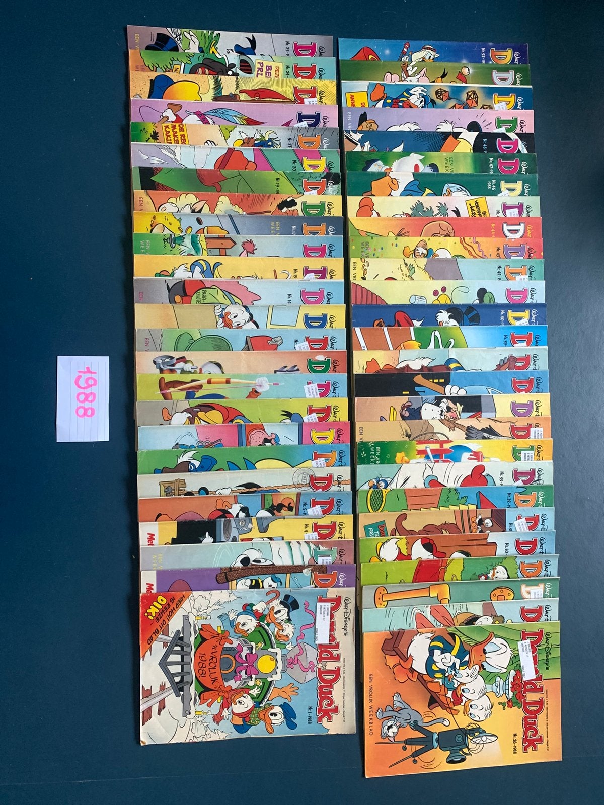 Donald Duck jaargang 1988 COMPLEET, Gelezen, Complete serie of reeks, Europa, Ophalen of Verzenden