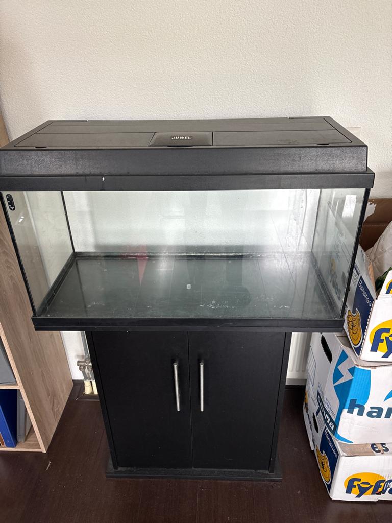 Aquarium, Ophalen, Leeg aquarium