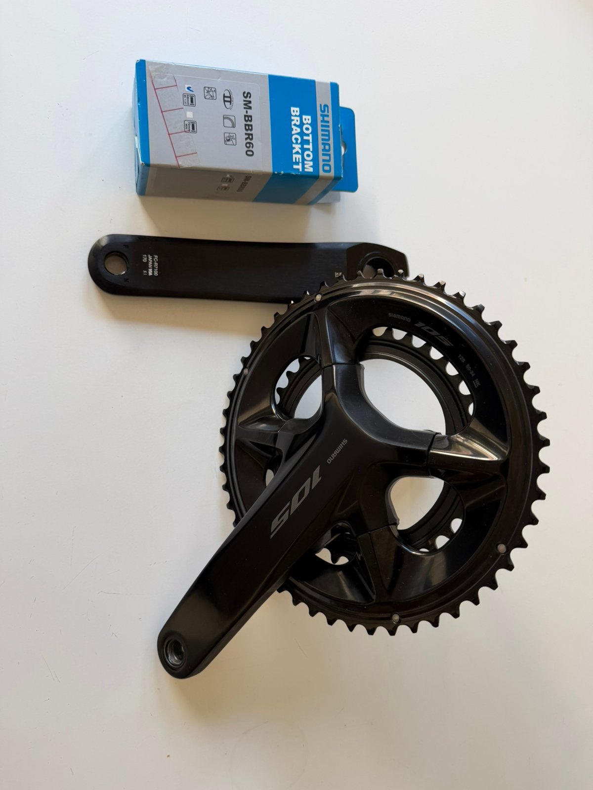 Shimano 105 7100 170mm crank 50-34, Crankstel of Pedalen, Nieuw, Ophalen of Verzenden, Aluminium