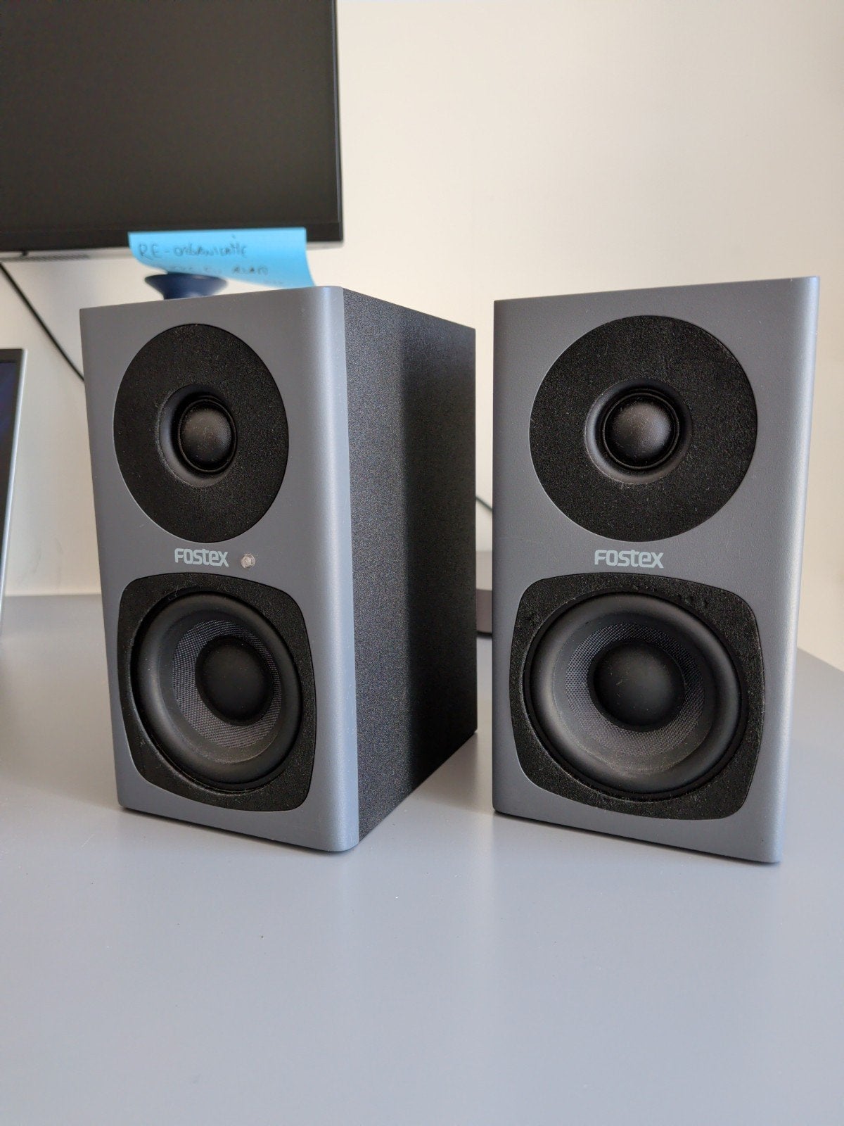 Fostex PM0.3D 30W Actieve Monitoren, Zwart (Paar), Audio, Tv en Foto, Luidsprekers, Overige merken, Studiomonitor, Gebruikt, Ophalen of Verzenden