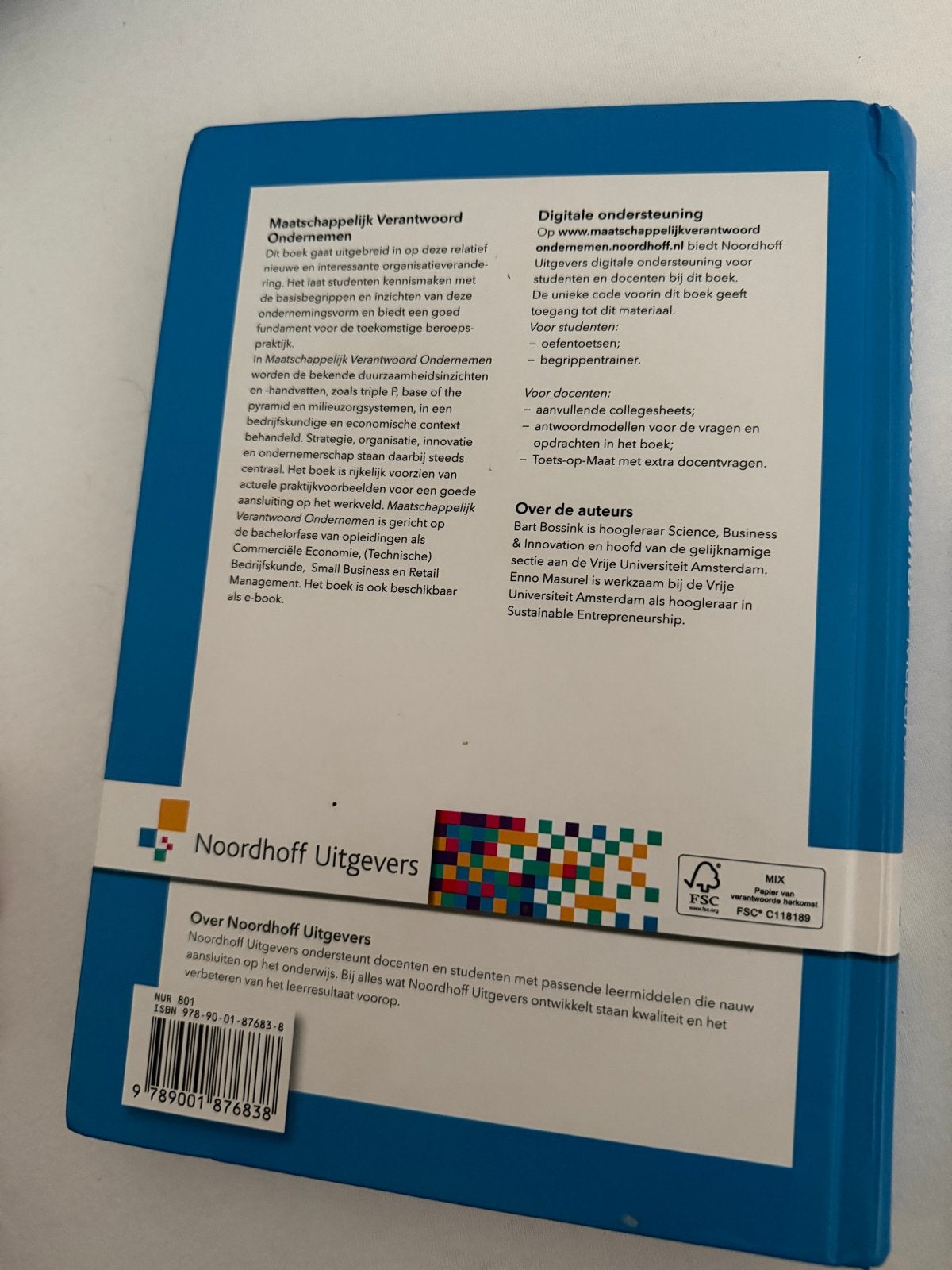 Maatschappelijk Verantwoord Ondernemen - Studieboek, Ophalen of Verzenden, Gamma, Zo goed als nieuw, HBO