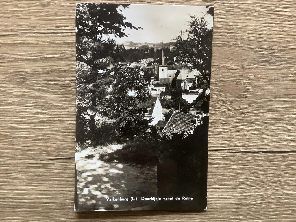 ansichtkaart Valkenburg, Ophalen of Verzenden, 1940 tot 1960, Gelopen, Limburg