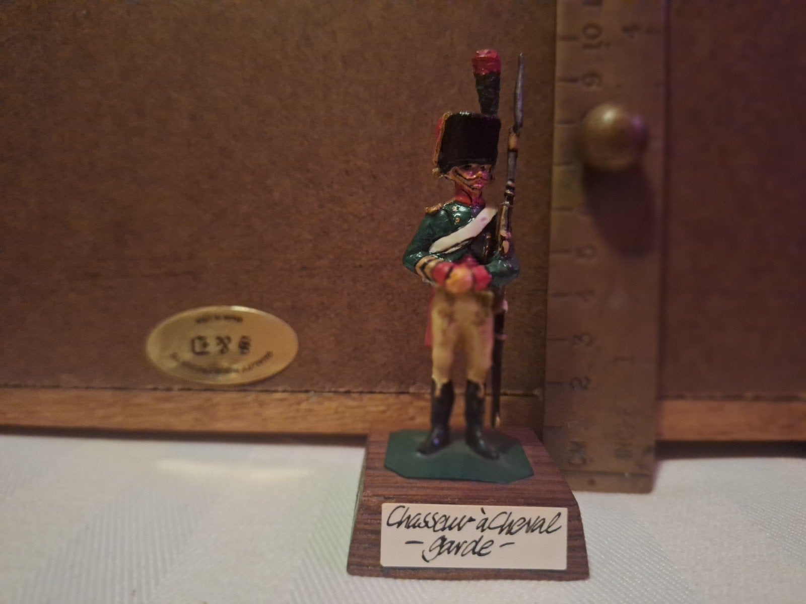 Tinnen soldaatje Chasseur a Cheval Napoleontische tijd, Verzamelen, Verzenden, Landmacht, Overige gebieden, Miniatuur of Beeldje