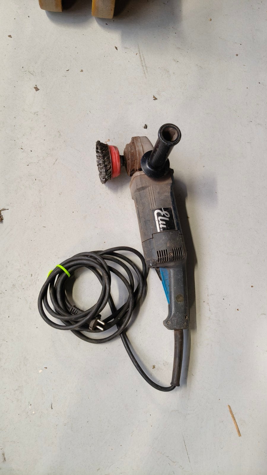 Slijptol Elu haakse slijper met staalborstel 230mm, Ophalen, Gebruikt, 1000 watt of meer, Haakse handslijpmachine