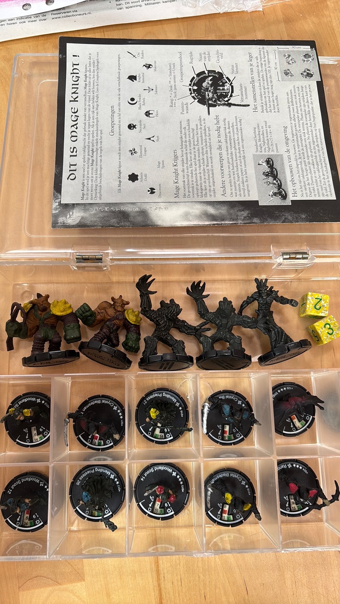 Mage Knight (2002) Wizkids LLC in opbergdoos, Ophalen of Verzenden, Zo goed als nieuw, Overige soorten, Geverfd