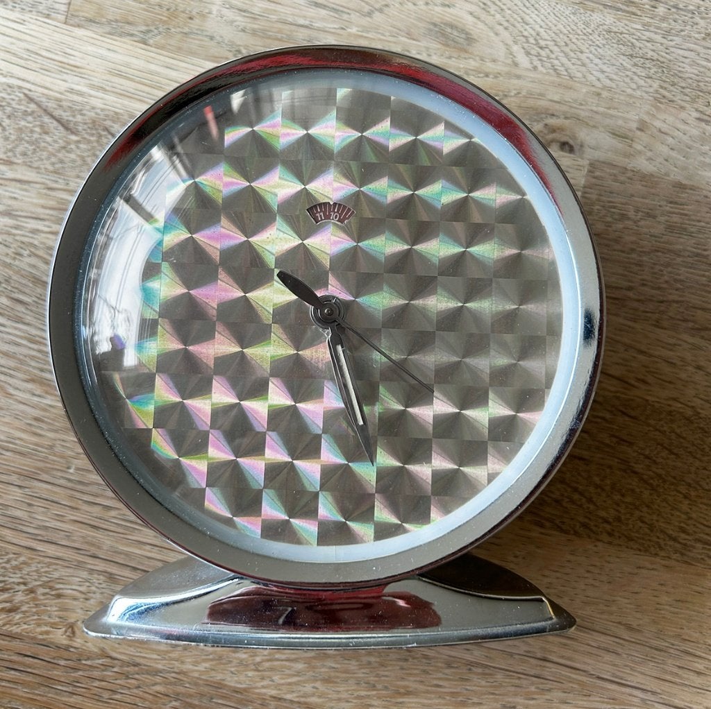 Retro wekker jaren '60, Antiek en Kunst, Antiek | Klokken, Ophalen of Verzenden