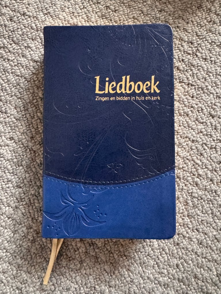 Liedboek blauw kunstleer, Ophalen of Verzenden, Nieuw, Christendom | Protestants