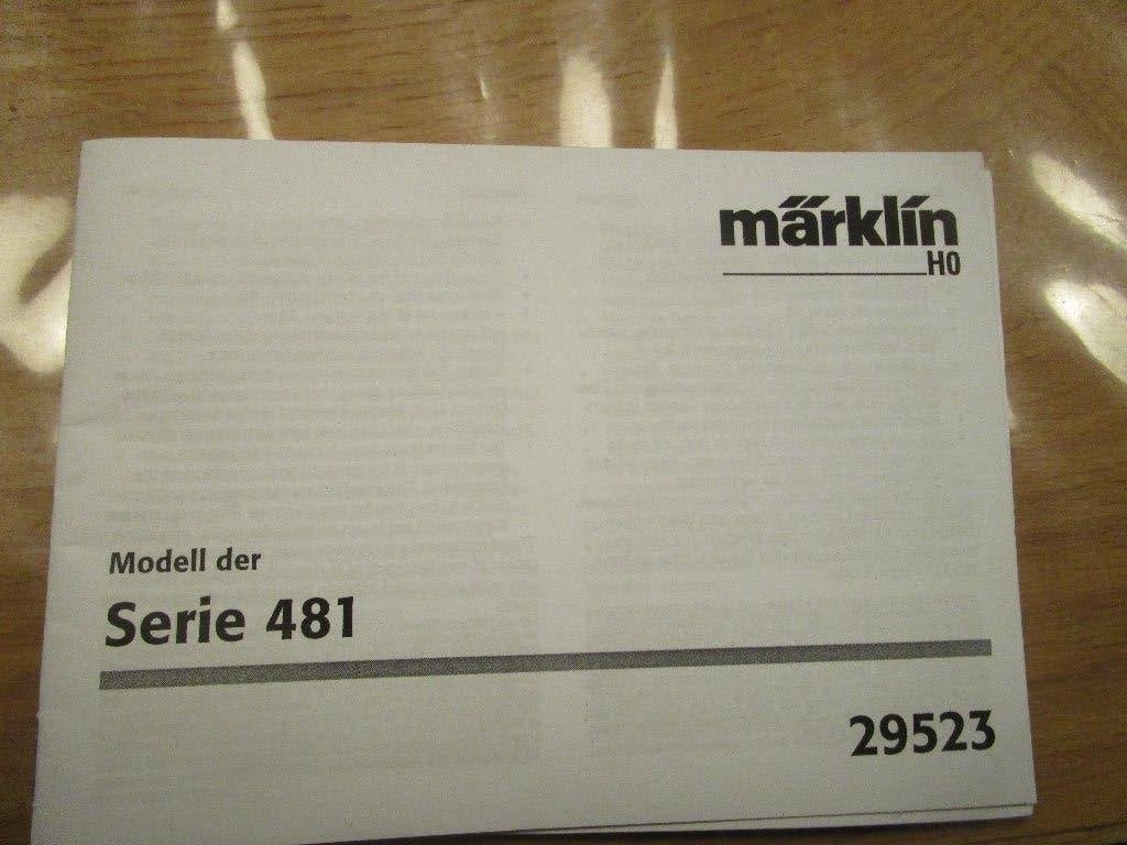 Marklin boekje van de 29523., Wisselstroom, Gebruikt, Märklin, Boek, Tijdschrift of Catalogus