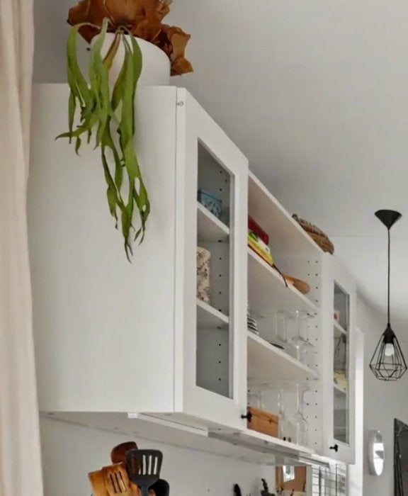 3 IKEA bovenkasten met vitrinedeuren! GeenBeschadigingen!, Zo goed als nieuw, Minder dan 100 cm, 25 tot 50 cm, 50 tot 100 cm