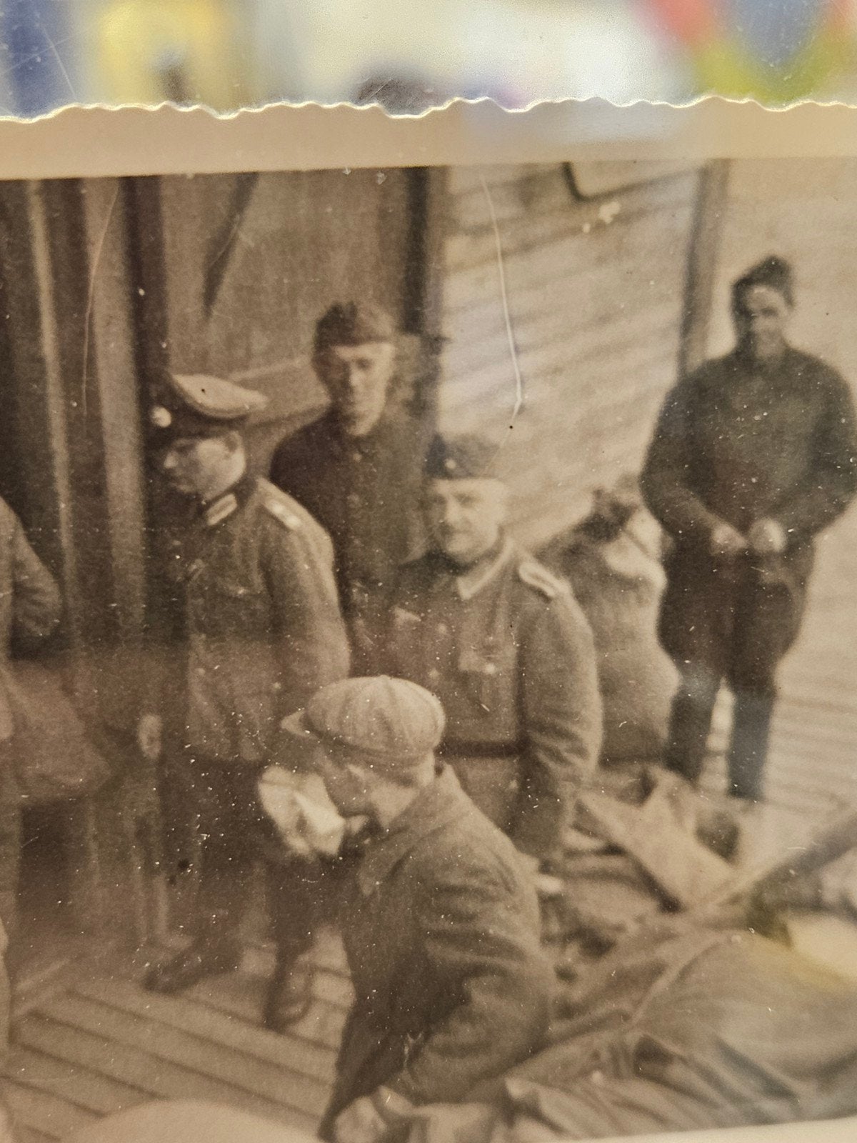 Originele foto Waffen SS Rusland 1942, Ophalen of Verzenden, 1940 tot 1960, Gebruikt, Overige onderwerpen