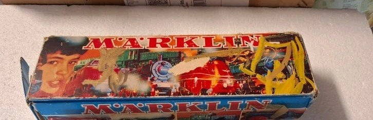 1 marklin lok doos  met schade  zeplelin, Wisselstroom, Gebruikt, Locomotief, Ophalen of Verzenden