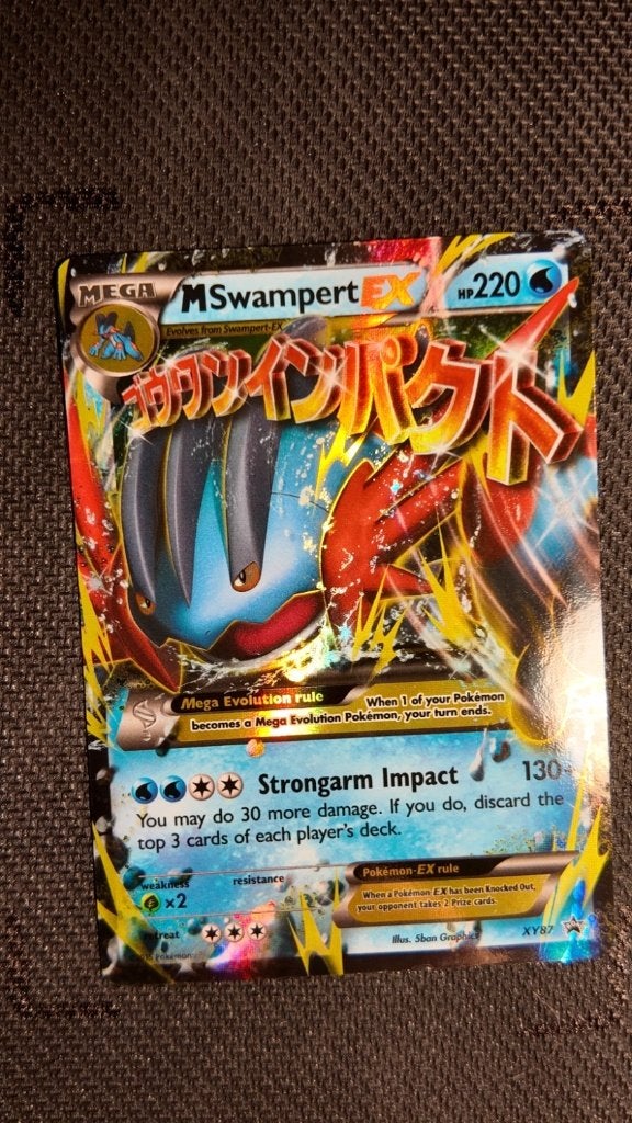 M Swampert-EX XY87 XY Black Star Promos | Pokemon kaart, Ophalen, Zo goed als nieuw, Losse kaart, Foil