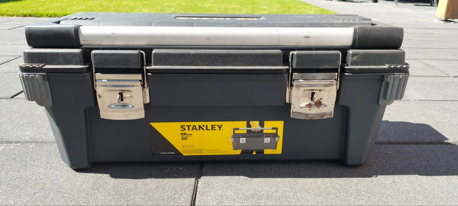 Stanley gereedschapskist, Ophalen, Gebruikt