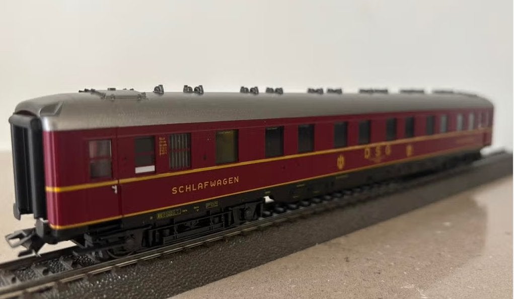Marklin H0 43250 - 4-assig Slaaprijtuig van de DSG in ovp, Wisselstroom, Ophalen of Verzenden, Märklin, Nieuw