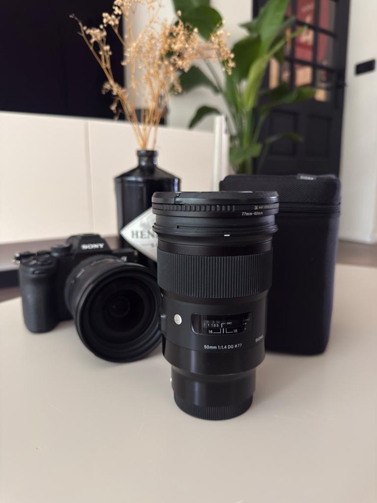 Sigma 50mm 1.4 DG Art Sony E-mount - Perfecte staat, Audio, Tv en Foto, Fotografie | Lenzen en Objectieven, Ophalen of Verzenden