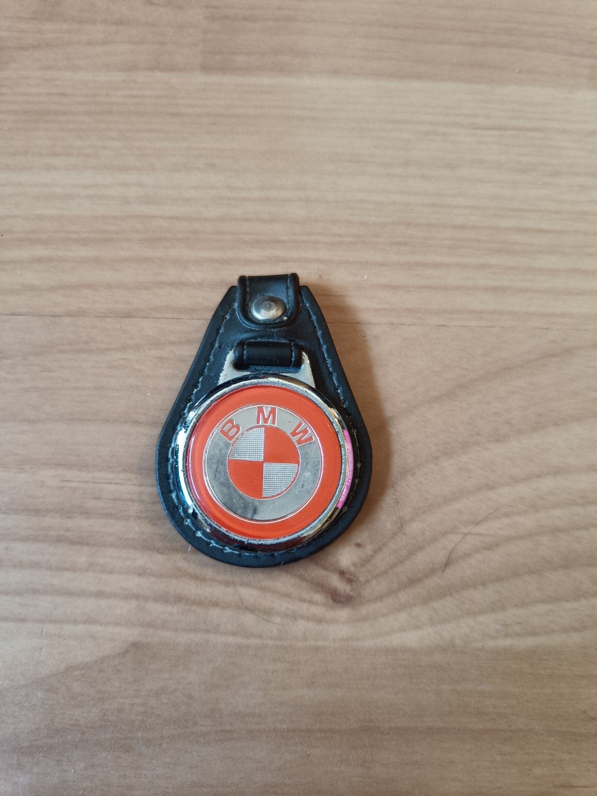 Vintage BMW sleutelhanger - Oranje/Zilver, Verzamelen, Sleutelhangers, Ophalen of Verzenden, Gebruikt, Merk