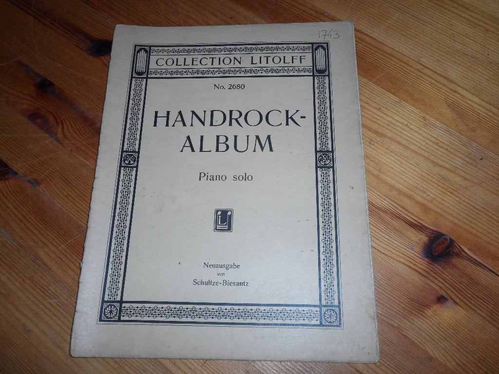Julius handrock - handrock album / sonatinen album, Gebruikt, Klassiek, Ophalen of Verzenden, Artiest of Componist