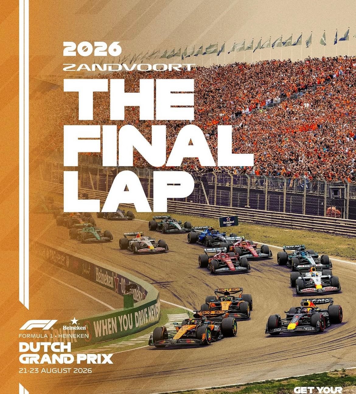 2x Tickets Dutch Grand Prix 2026 - Arena Grandstand 2, Tickets en Kaartjes, Sport | Overige, Twee personen, Augustus