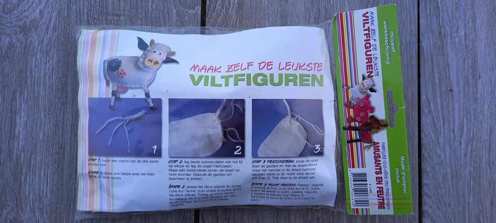 Koe van vilt om zelf te maken, Ophalen of Verzenden, Nieuw