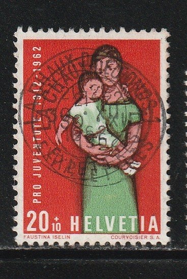 Zwitserland 1962 - Pro Juventute - Moeder en Kind,, Postzegels en Munten, Ophalen, Gestempeld