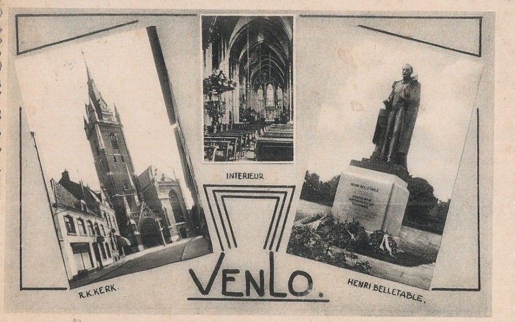 Venlo   3luik, Verzenden, 1940 tot 1960, Gelopen, Limburg