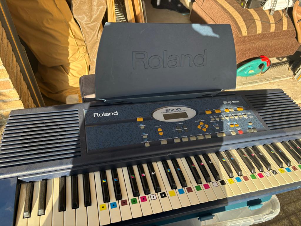 Roland EM-10 Creative Keyboard - Goede staat, Ophalen, Roland, Midi-aansluiting, 61 toetsen