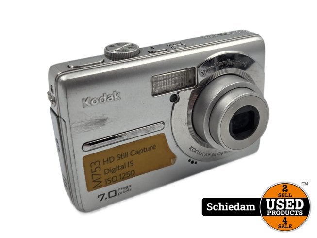 Kodak Easyshare M753 Zilver CompactCamera, Kodak, Gebruikt, Support@kodak.com, Eastman Kodak Company
343 State Street
Rochester, NY 14650
USA