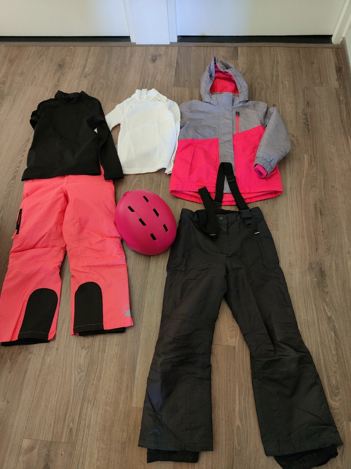 Complete ski outfit voor meisjes - Maat 122/128, Ophalen of Verzenden, Crivit, Maat 34 (XS) of kleiner, Gedragen
