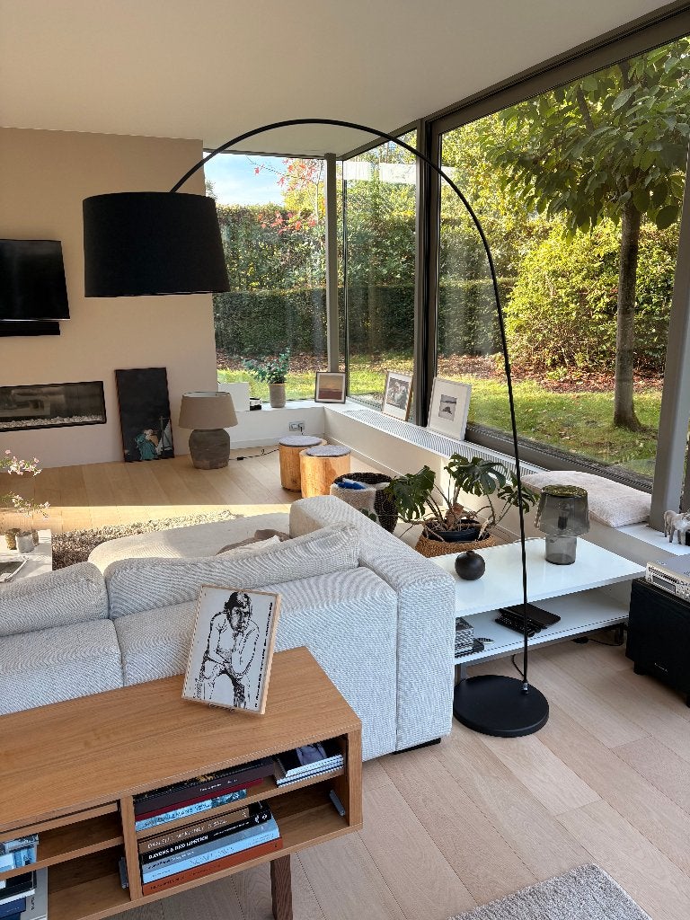 Zwarte staande hanglamp - BoConcept, Huis en Inrichting, Ophalen, Gebruikt, Metaal, Design