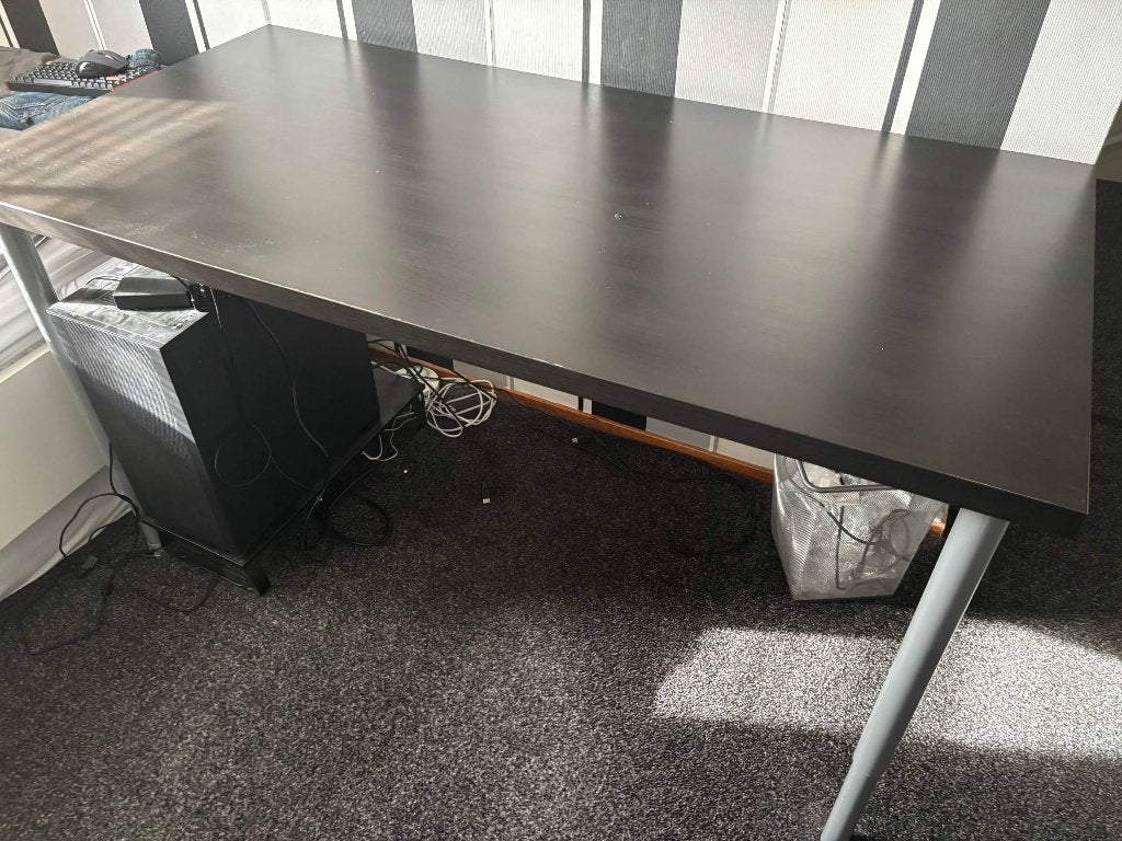 Bureau & bureaustoel | Gratis af te halen, Ophalen, Zwart, Gebruikt, 150 cm
