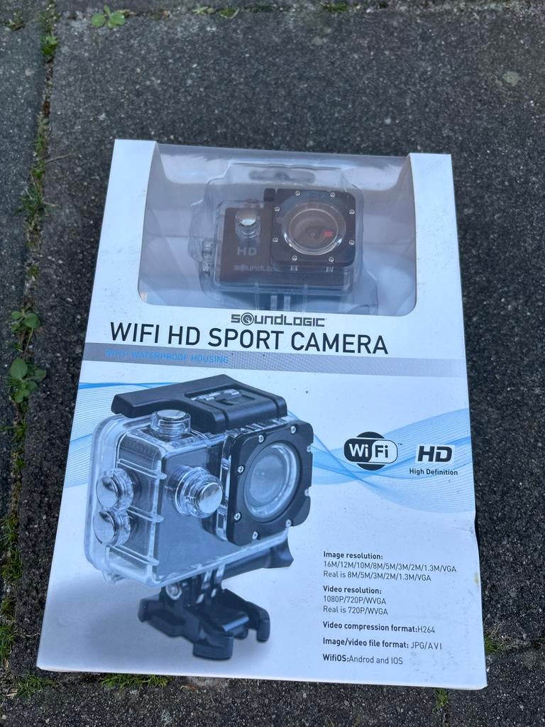 Soundlogic WiFi HD Sport Camera - Nieuw in verpakking, Ophalen of Verzenden, Nieuw, Overige merken