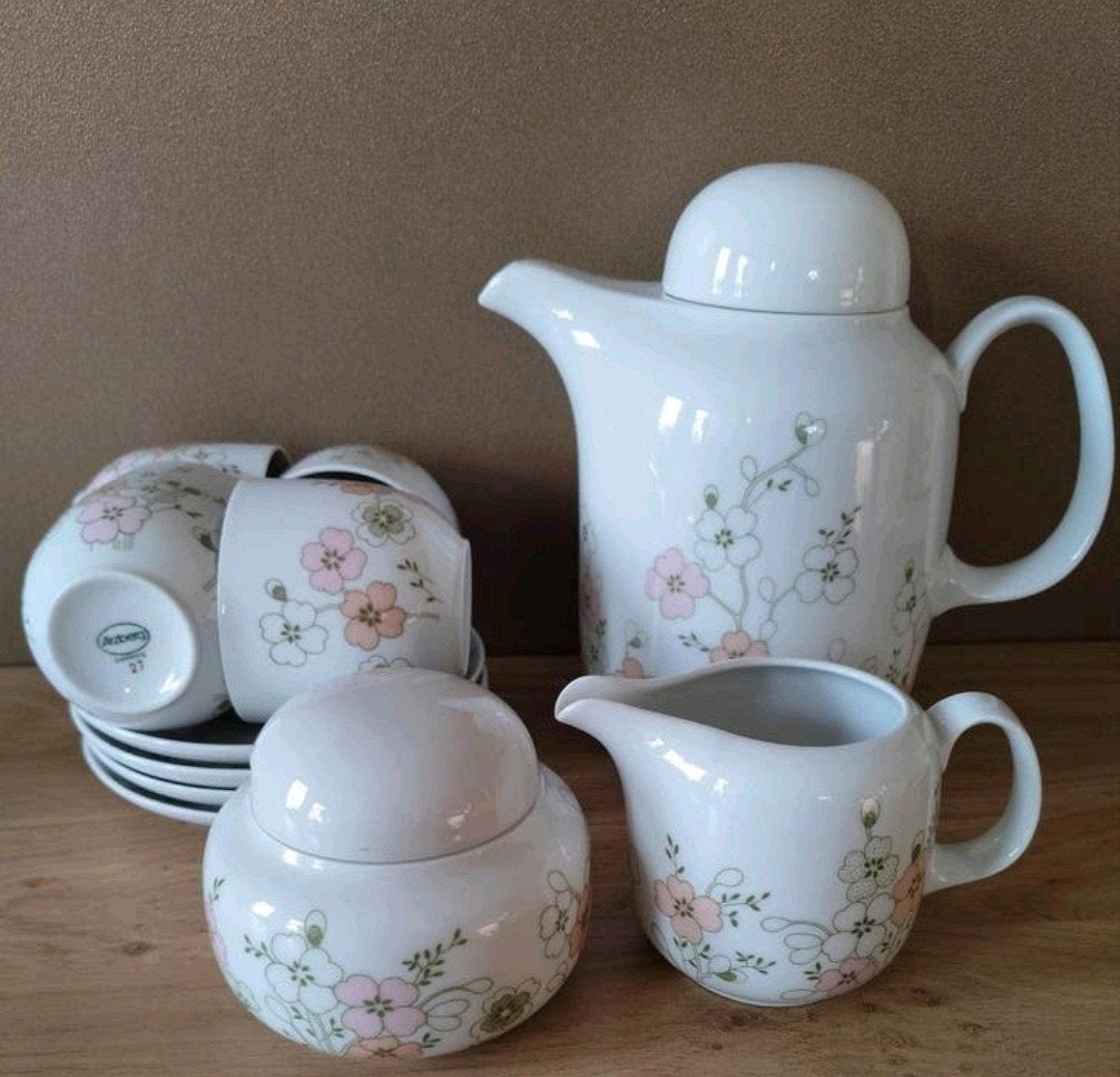 Arzberg Vintage servies met bloemmotief, Verzenden, Arzberg, Zo goed als nieuw, Overige stijlen
