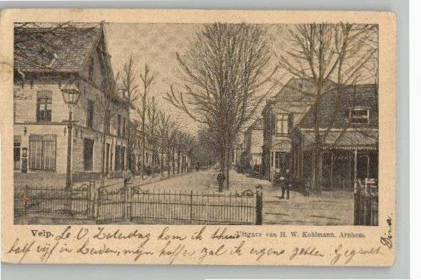 Velp Rosendaalsche weg  st 1903 uitgH.W. Kohlmann SCHAARS, Verzenden, Voor 1920, Gelopen, Gelderland