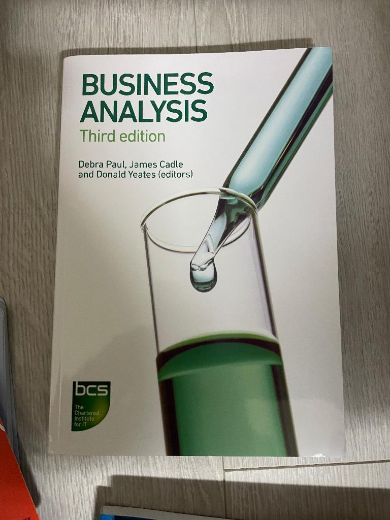 Business analysis, Ophalen of Verzenden, Beta, Zo goed als nieuw, WO