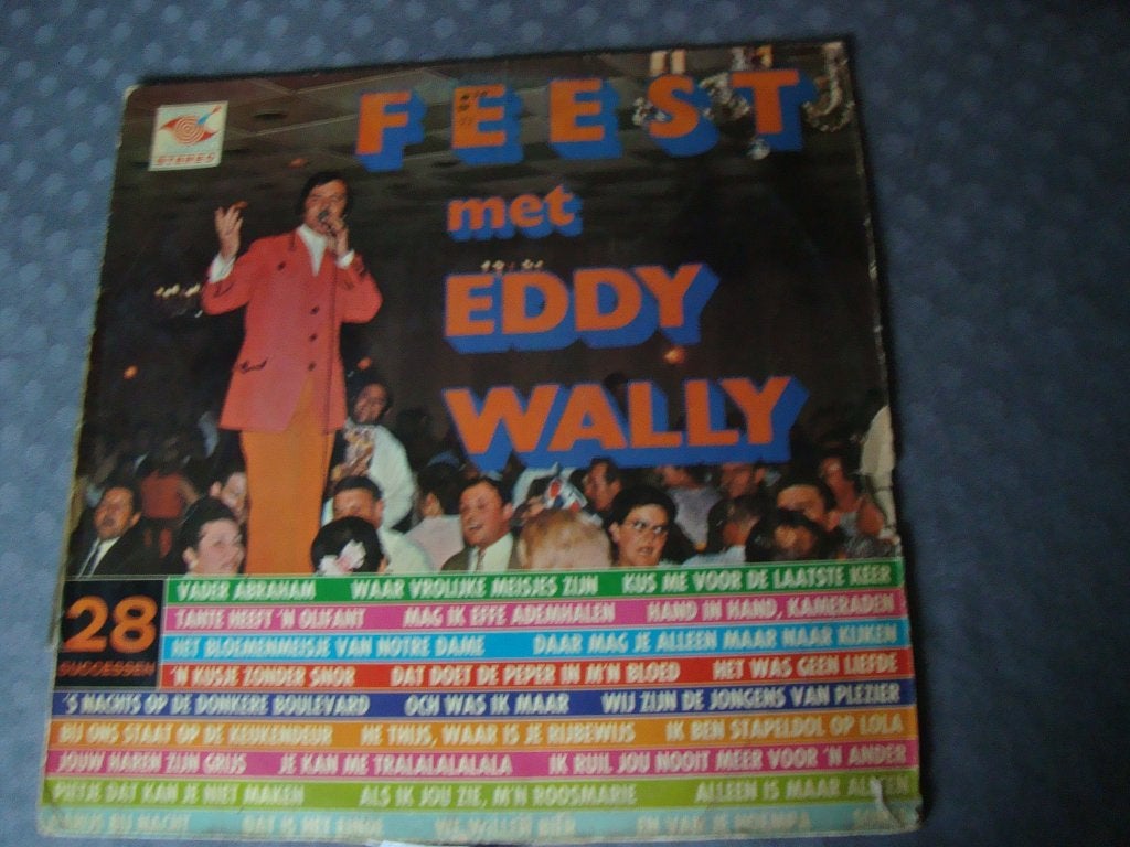 Feest met eddy wally, Ophalen of Verzenden, Zo goed als nieuw, 12 inch, Levenslied of Smartlap