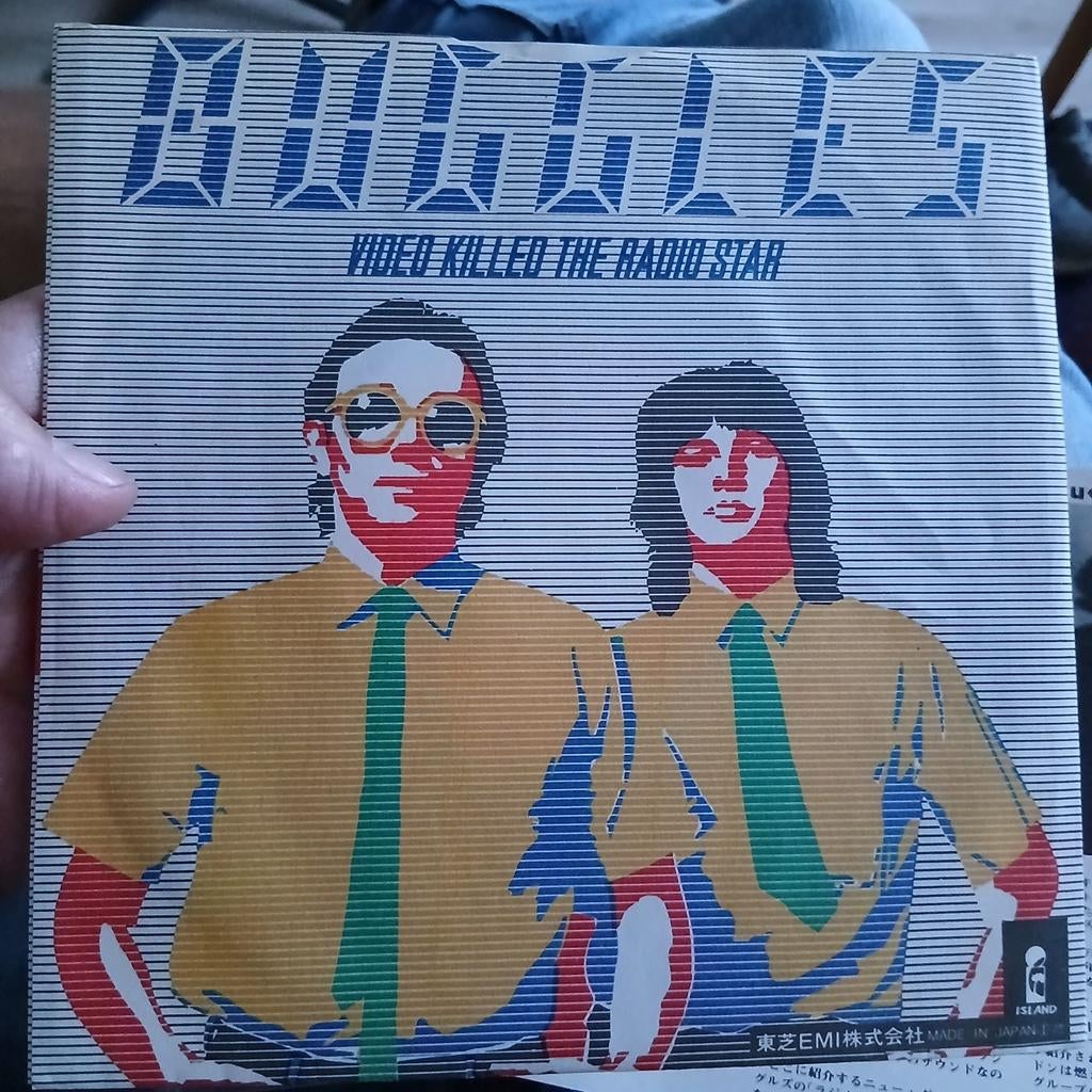 The Buggles - Video Killed The Radio Star (Japanse Single), Fotohoes, Ophalen of Verzenden, Zo goed als nieuw, Pop