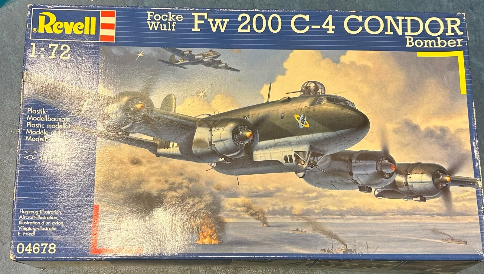Vintage Revell Focke Wulf Fw 200 C4  1:72 Modelbouw, 1:72 tot 1:144, Revell, Nieuw, Ophalen of Verzenden