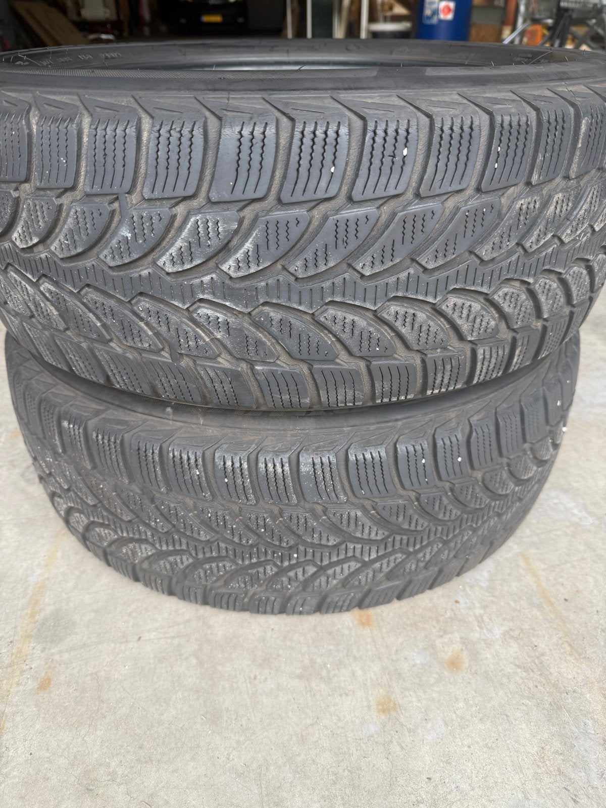 Bridgestone Blizzak LM-32 Winterbanden 205/55R16, Ophalen, Gebruikt, 16 inch, Band(en)