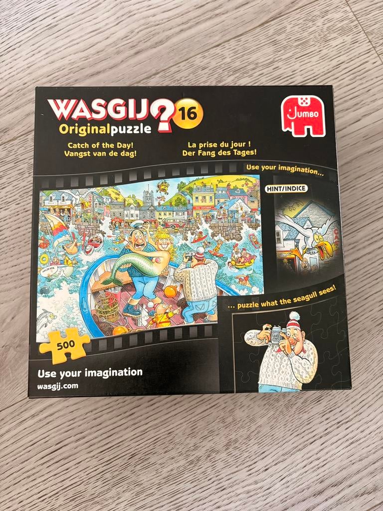 Wasgij puzzel nummer 16, Ophalen of Verzenden, 500 t/m 1500 stukjes, Zo goed als nieuw, Legpuzzel