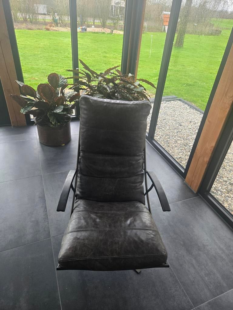 Te koop mooie Tiberius het Anker Africa leder, Ophalen of Verzenden, Zo goed als nieuw, Modern, Leer