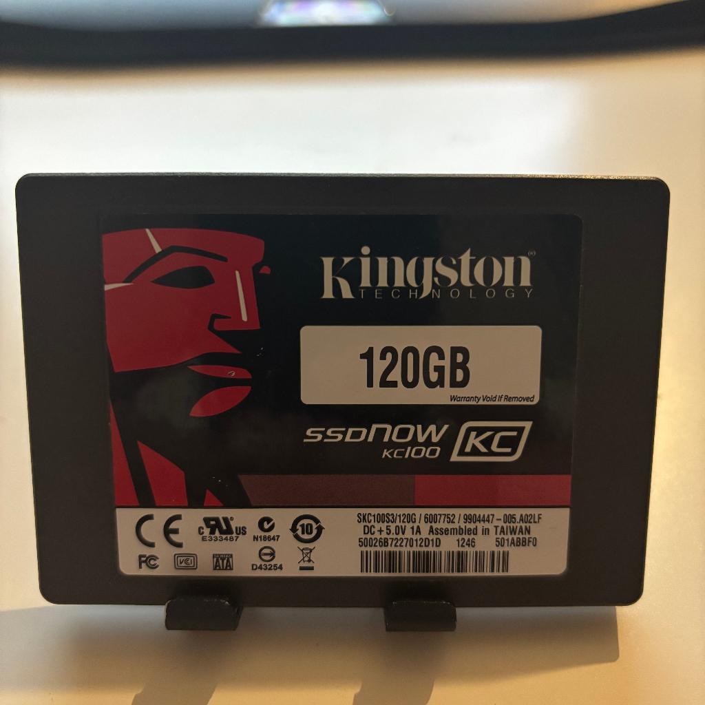 Kingston KC100 SSD - 120GB - 100% Health, Intern, Kingston, Ophalen of Verzenden, Laptop