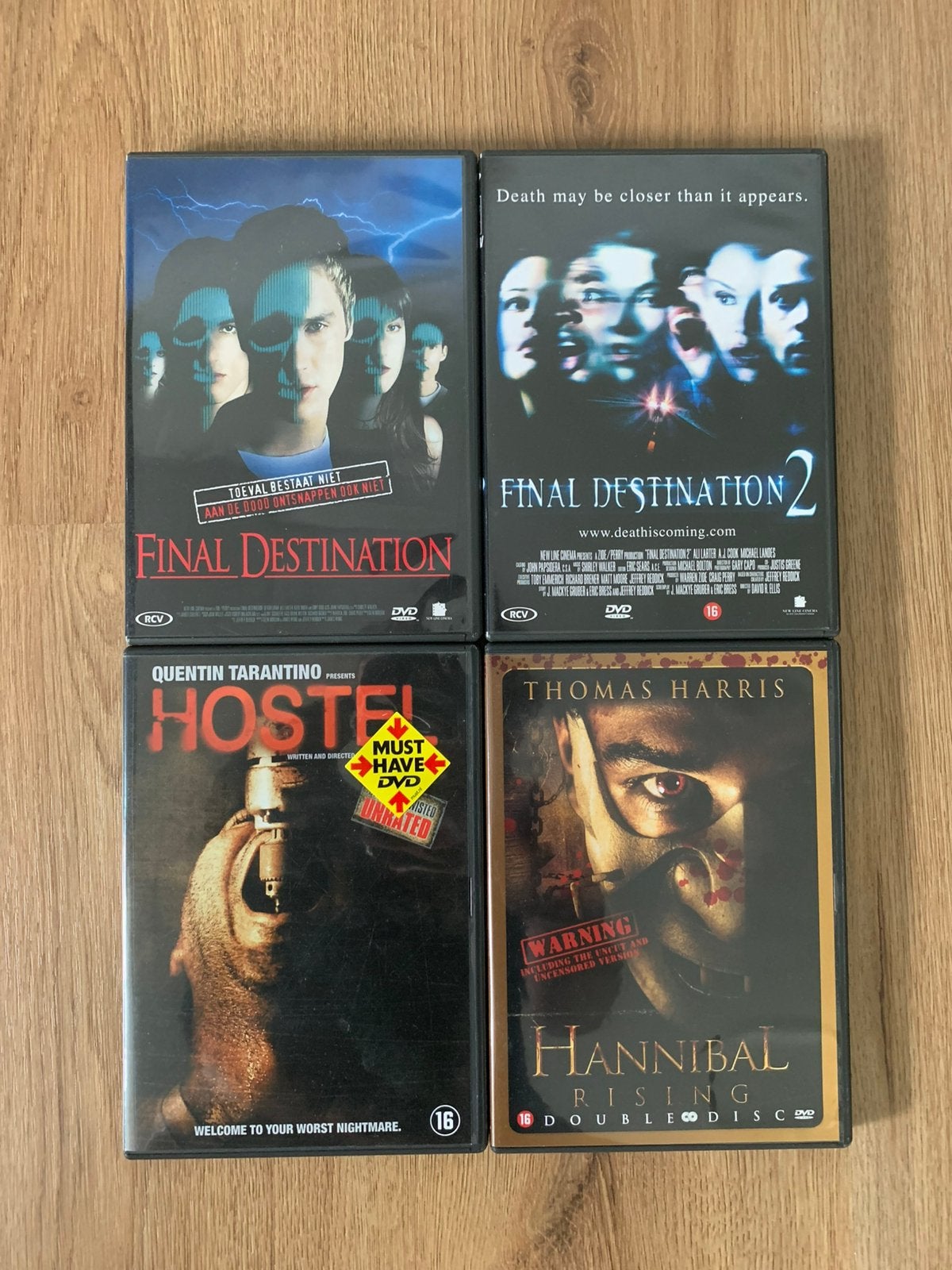 Horror films, Vanaf 16 jaar, Verzenden, Zo goed als nieuw, Overige genres