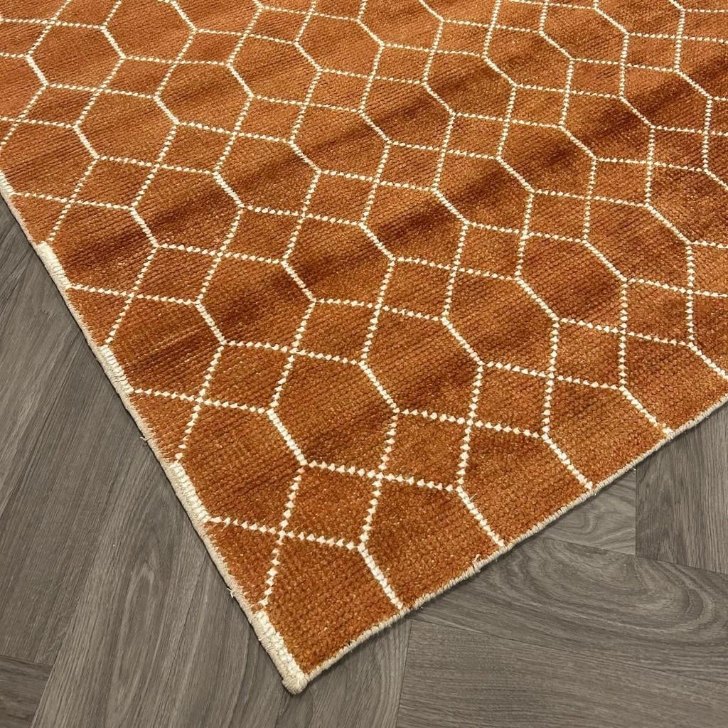 Brinker Laatz XXL Terra Vloerkleed - 280x360cm, Overige kleuren, 200 cm of meer, Ophalen of Verzenden, Zo goed als nieuw