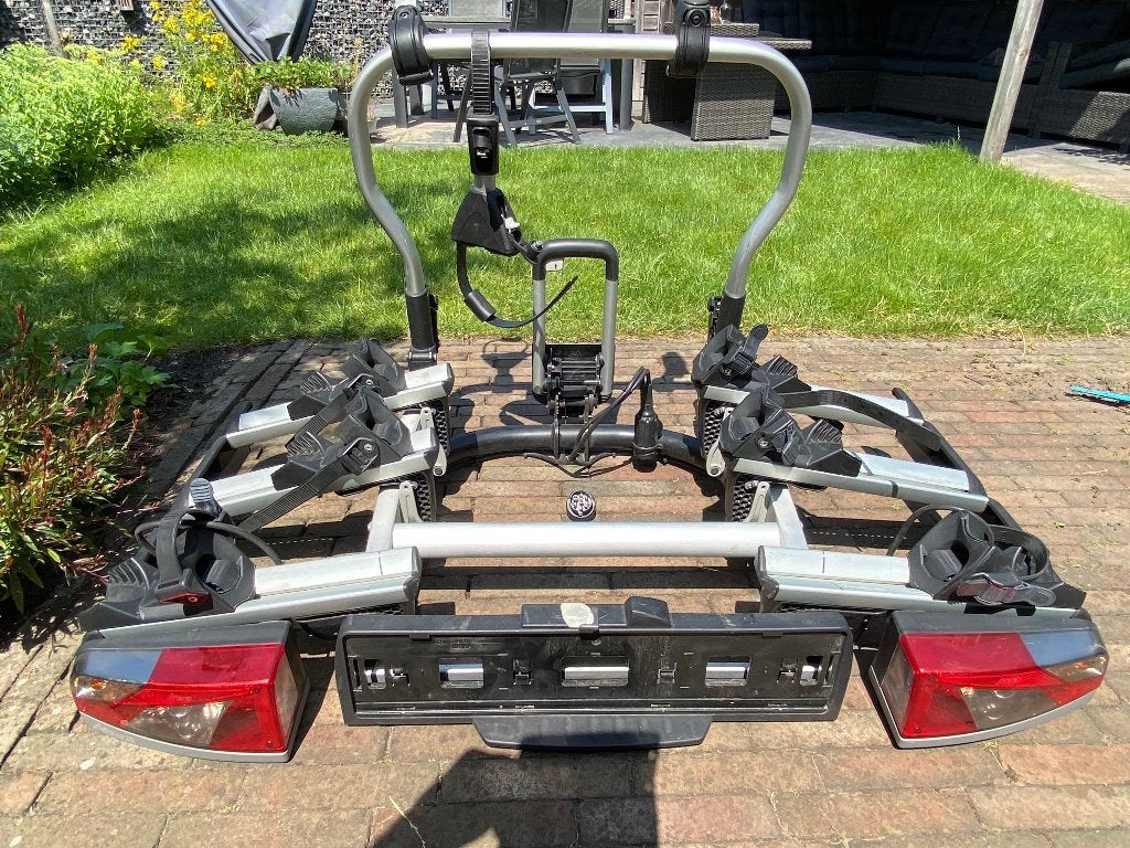 Atera fietsendrager voor 3 fietsen inclusief hoes, Auto diversen, Fietsendragers, Ophalen, 3 fietsen of meer, Gebruikt, Elektrische fiets
