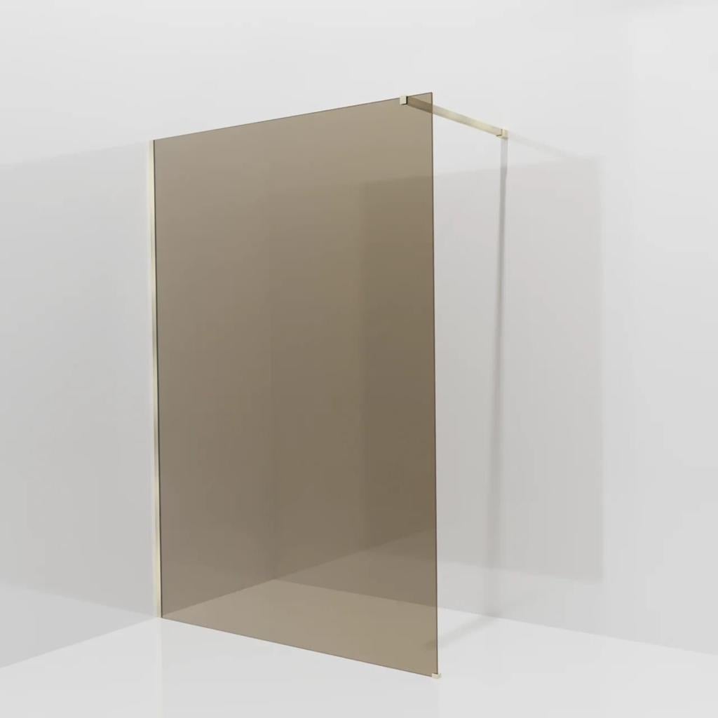 Nieuwe Revital Smart line douchewand 140x200 Champagne, Doe-het-zelf en Verbouw, Sanitair, Ophalen, Nieuw, Glas, Douche