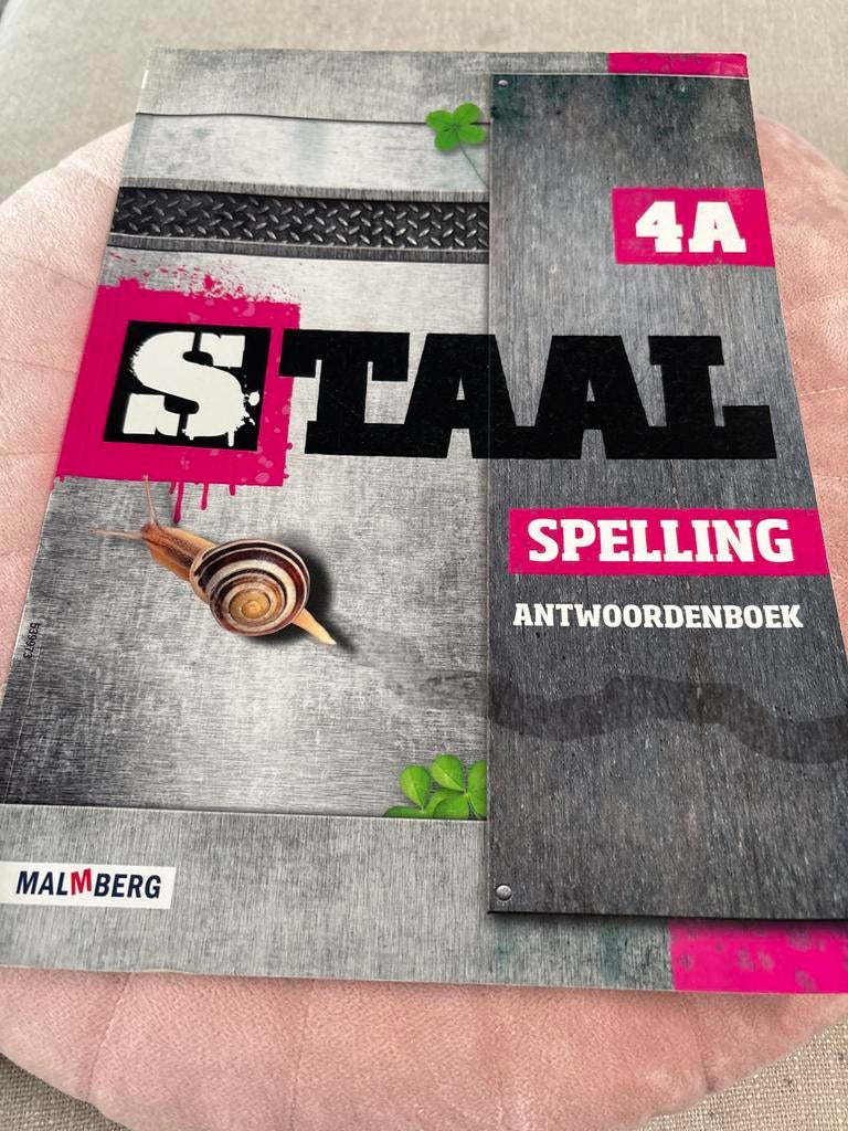 Staal Spelling Antwoordenboek 4A Malmberg, Ophalen of Verzenden, Alpha, Zo goed als nieuw, Overige niveaus