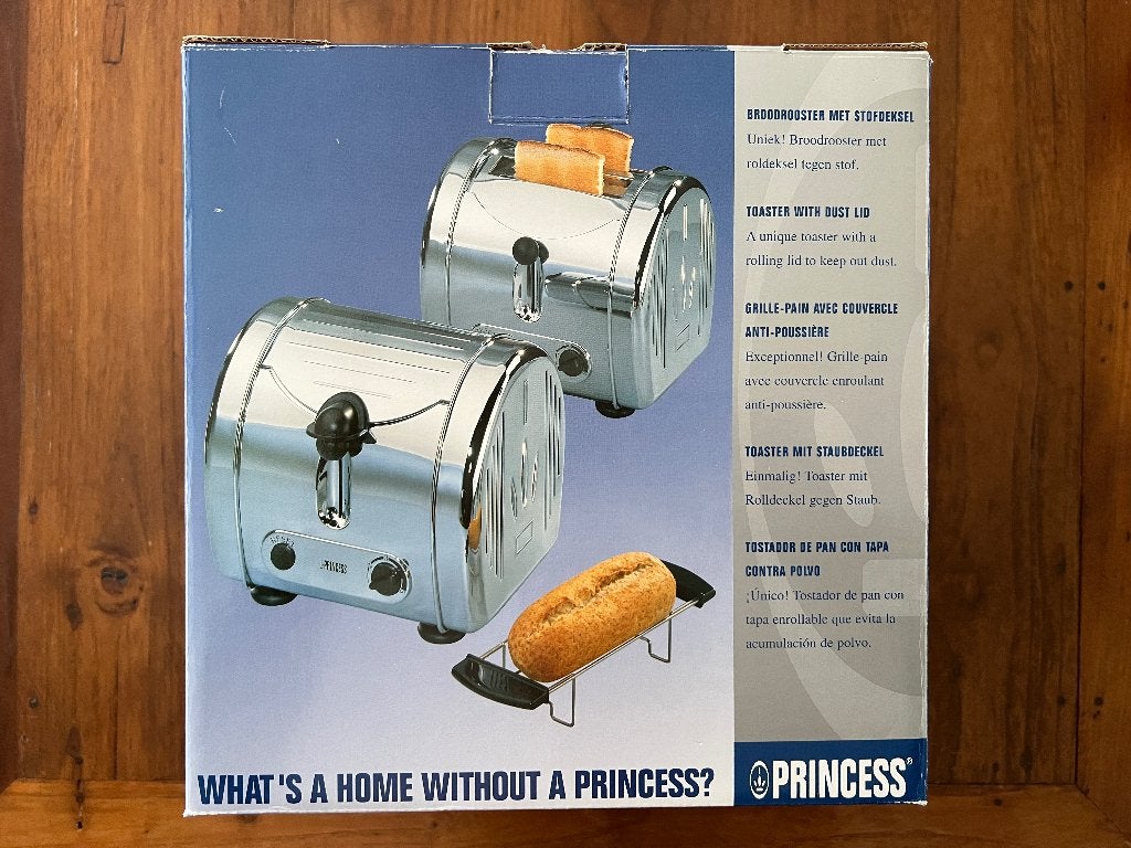 Nieuwe Princess Classic Roller Toaster (Vintage model), Ophalen of Verzenden, Nieuw, Uitneembare kruimellade
