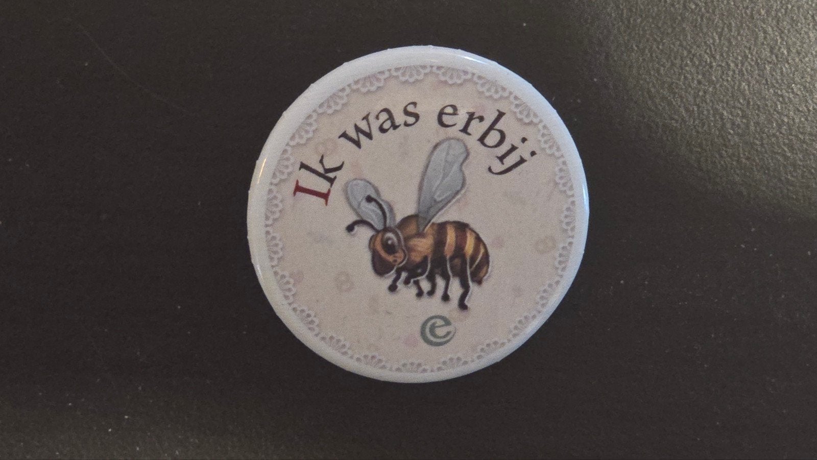 Ik was erbij button Efteling, Ophalen of Verzenden, Zo goed als nieuw, Button of Speldje