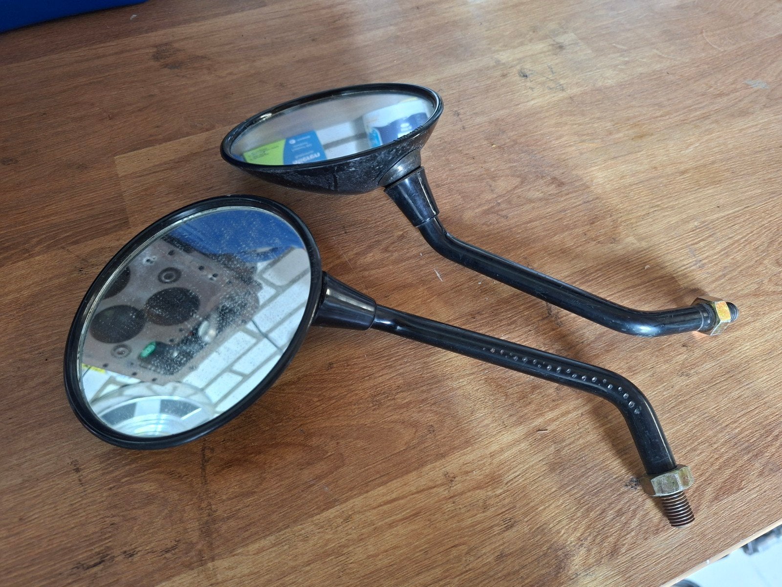 Originele Ducati Monster 600/750 spiegels, Ophalen of Verzenden, Gebruikt